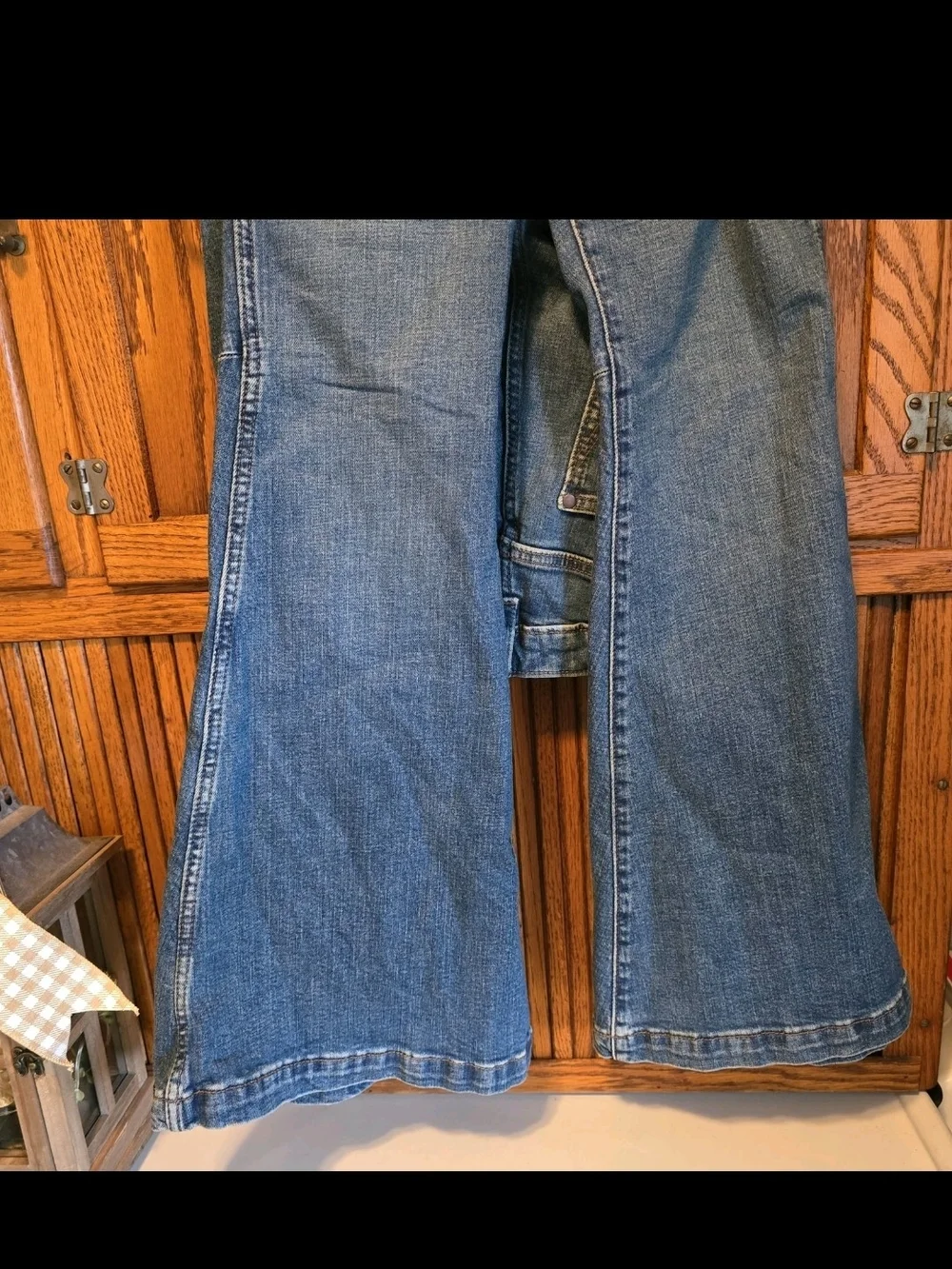 Wrangler Retro Bailey High-Rise Flare Jeans in Dark Blue Denim 26×30